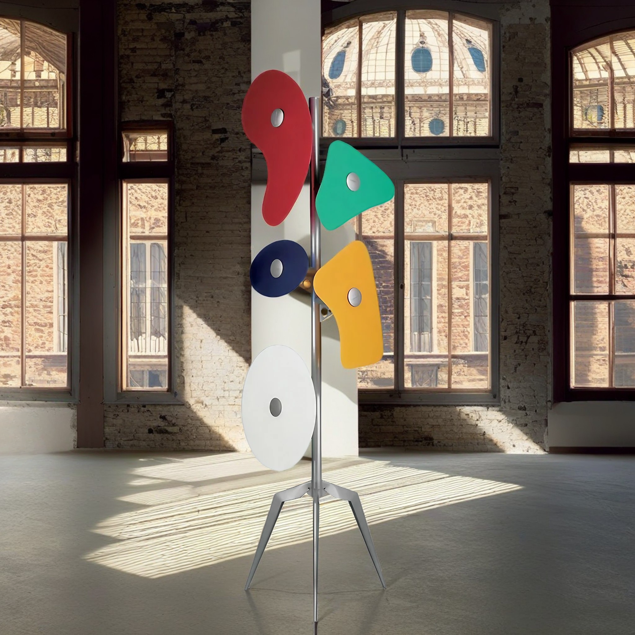Bianchi Creative Designer 5 Feet Height Floor Lamp. Choose between colorful or white
