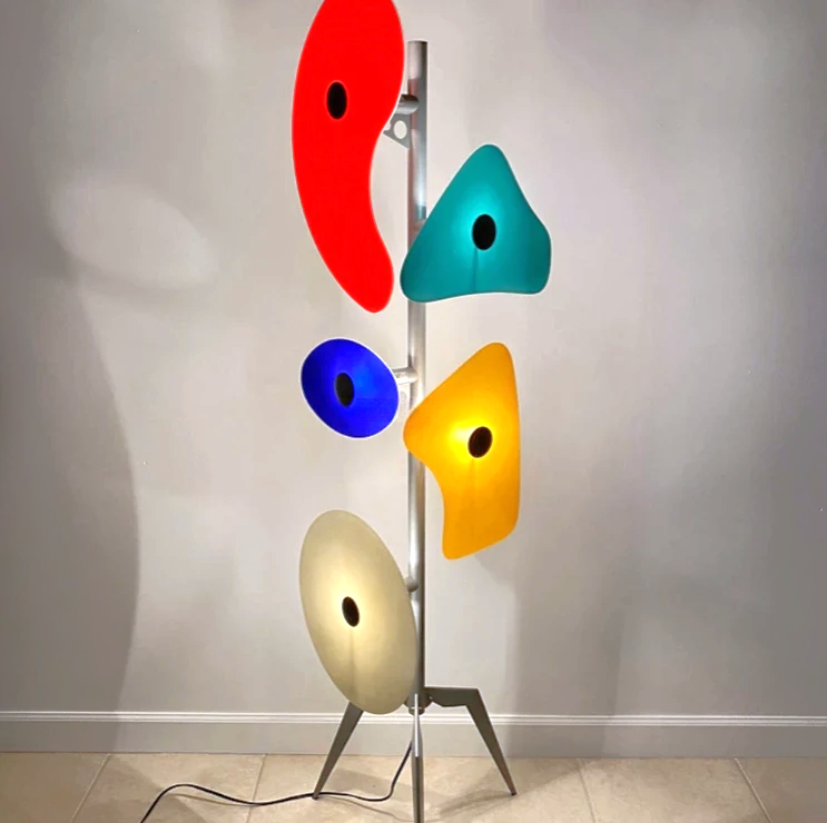 Bianchi Creative Designer 5 Feet Height Floor Lamp. Choose between colorful or white