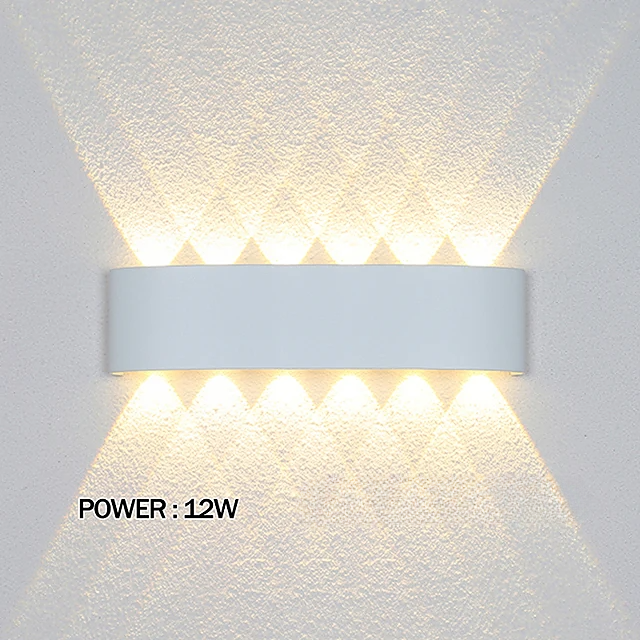 Black Outdoor Up-Down LED Light