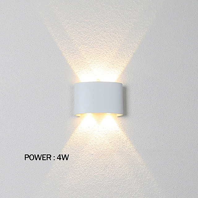 Black Outdoor Up-Down LED Light