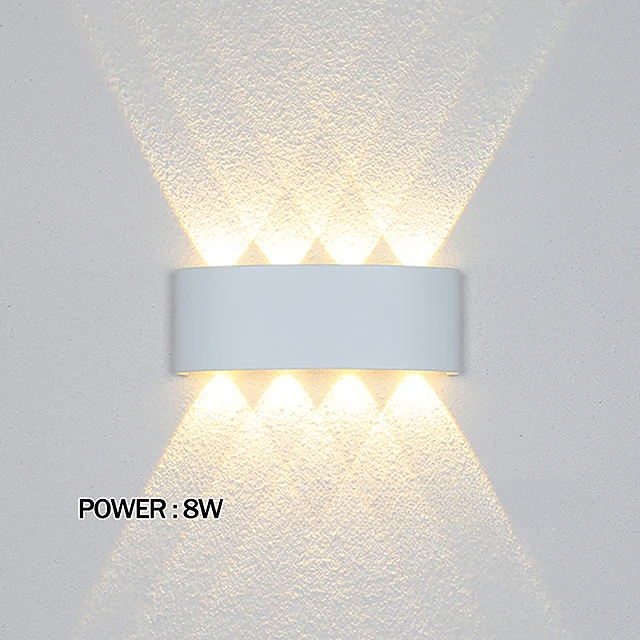 Black Outdoor Up-Down LED Light