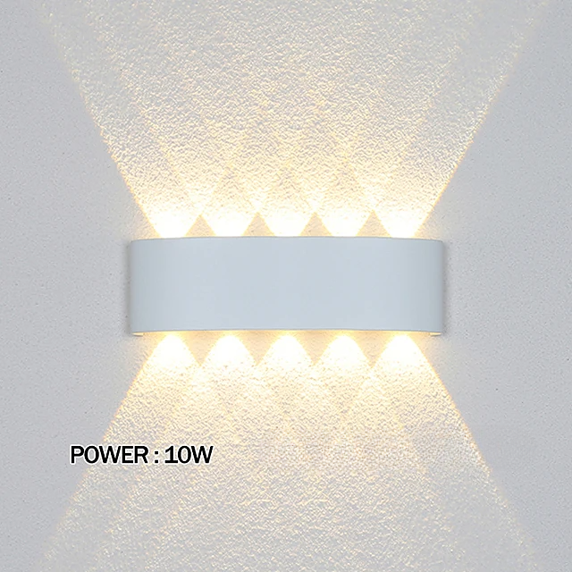 Black Outdoor Up-Down LED Light