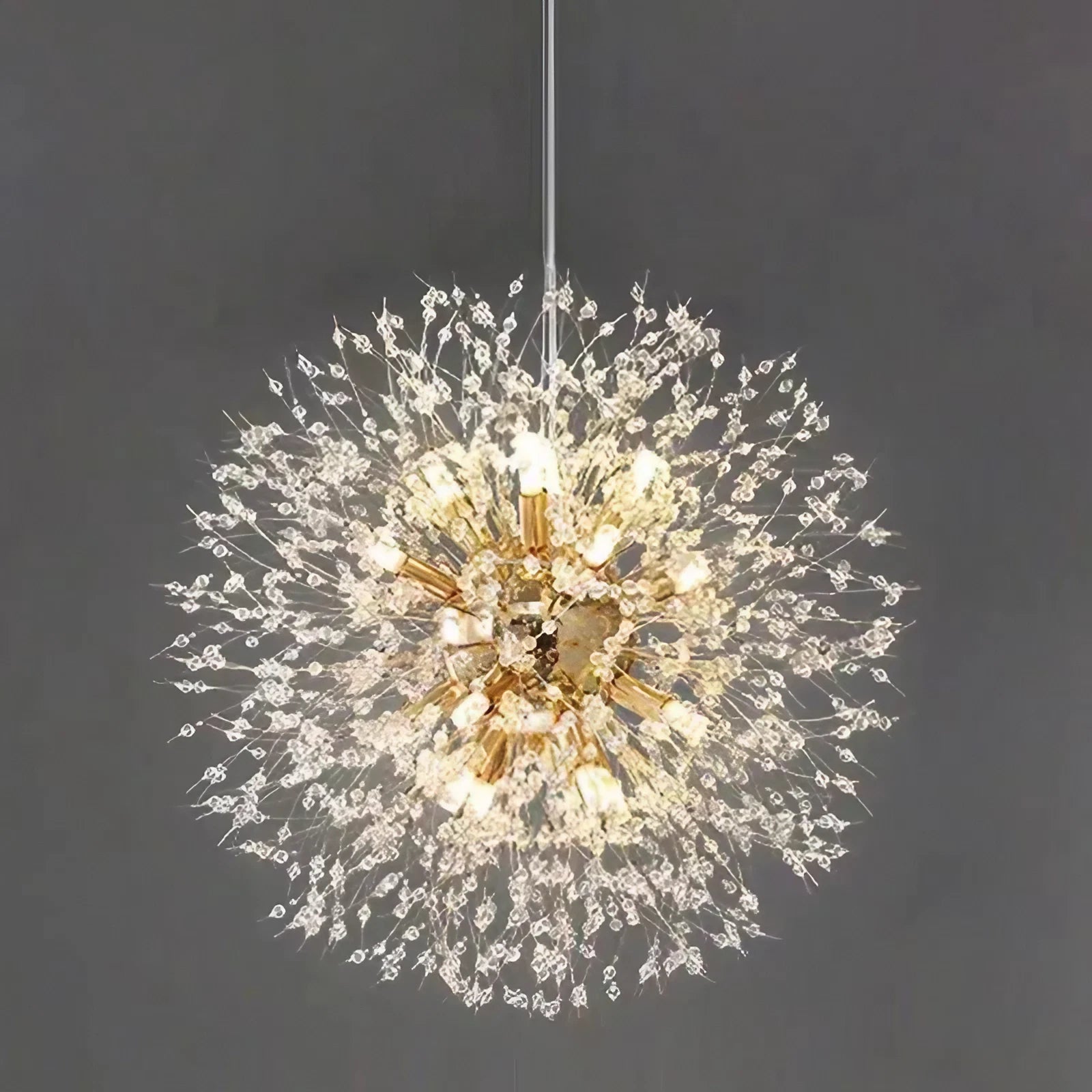 Dandelion Bloom Crystal Chandelier