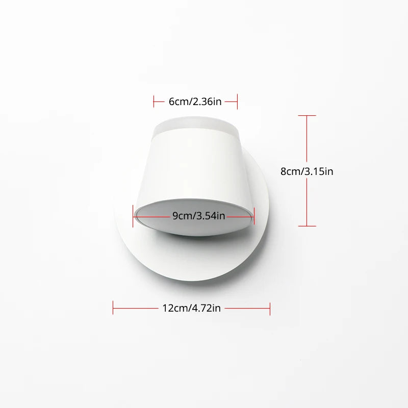 360-Degree Rotatable Spotlight Wall Mount