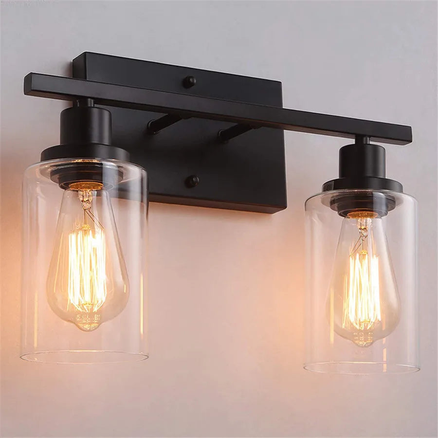 Wall Sconces with Adjustable Light Double Head