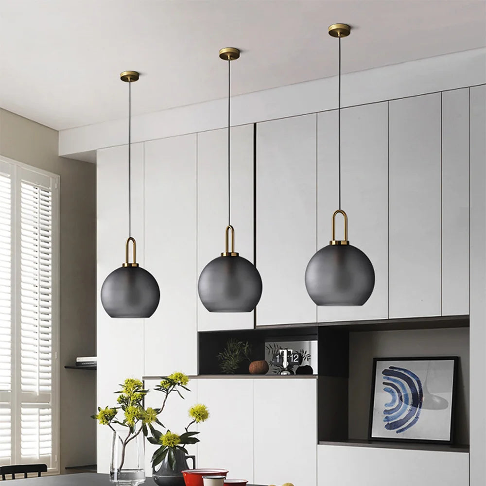 Contemporary Glass Pendant Lamp