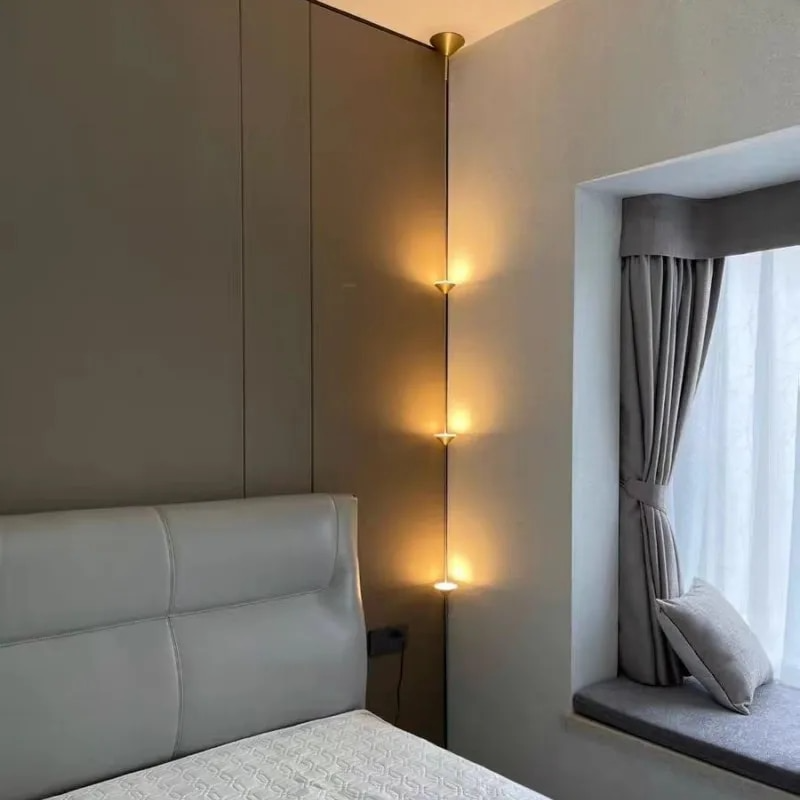 Minimalist living room hallway light