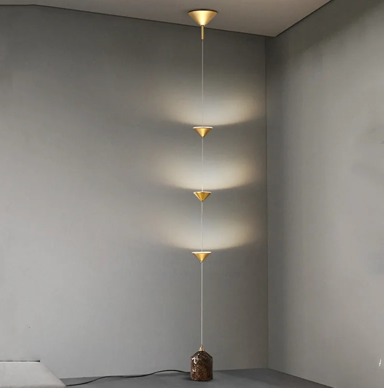 Minimalist living room hallway light
