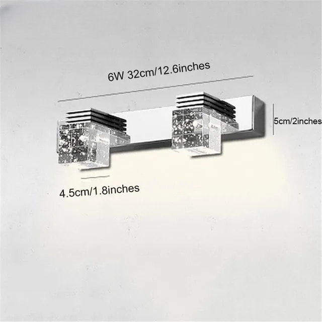Modern LED Wall Lamp Crystal Sconse vanity