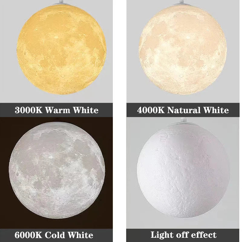 Creative Moon Light Lamp Details