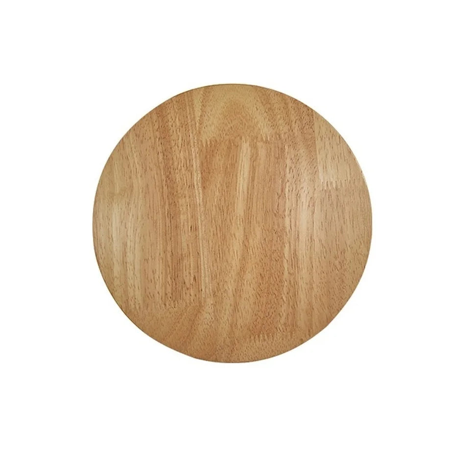 Modern Wooden Circular LED Wall Lamp