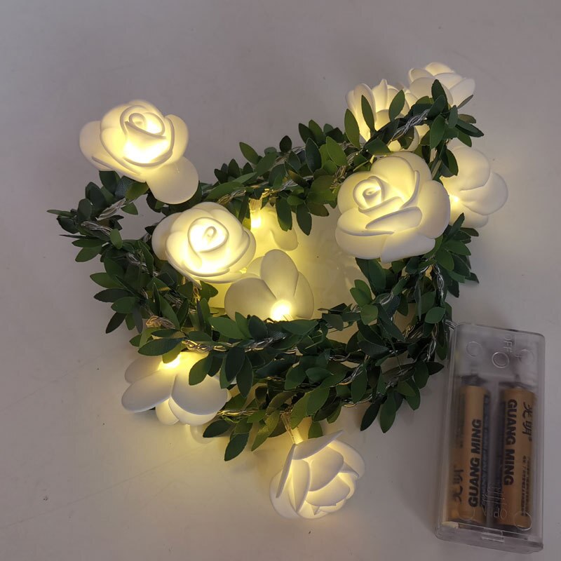 Enchanted Rose LED Garland - Fairy Light Floral String