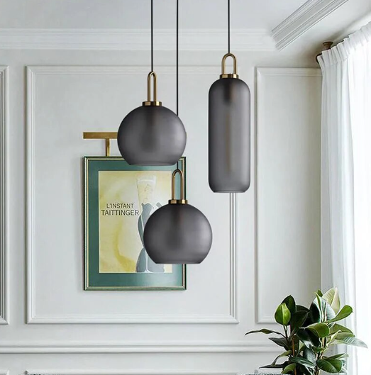 Contemporary Glass Pendant Lamp