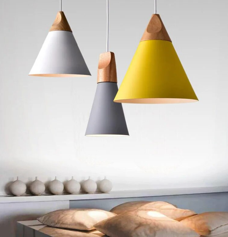 Wood Pendant lamp ceiling light