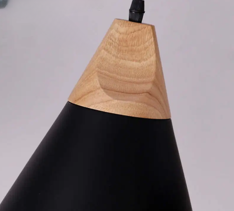 "Eclat" Minimalist Timber Accent Pendant Fixture