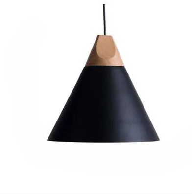 "Eclat" Minimalist Timber Accent Pendant Fixture