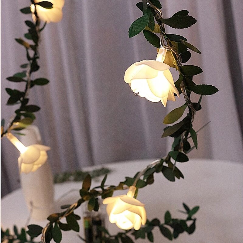 Enchanted Rose LED Garland
