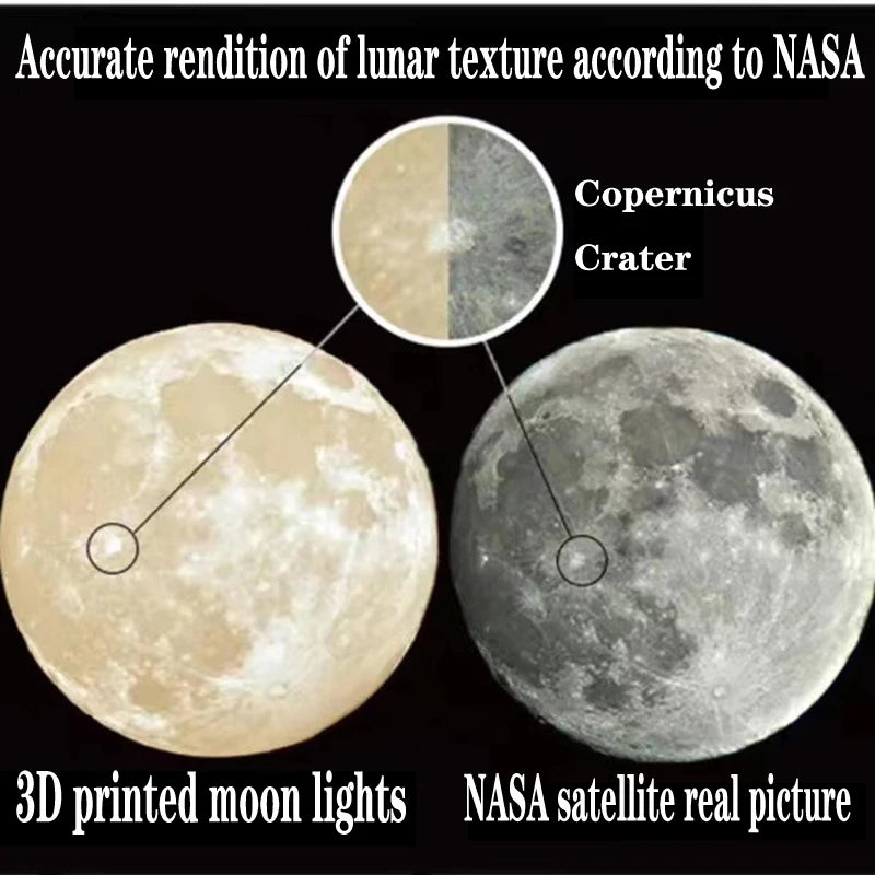 Creative Moon Light Lamp Details