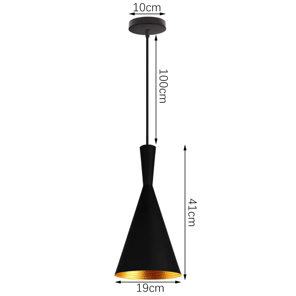 "Eclat" Pendant Lights Series - Modern Chic Black or White Clean and Functional Design