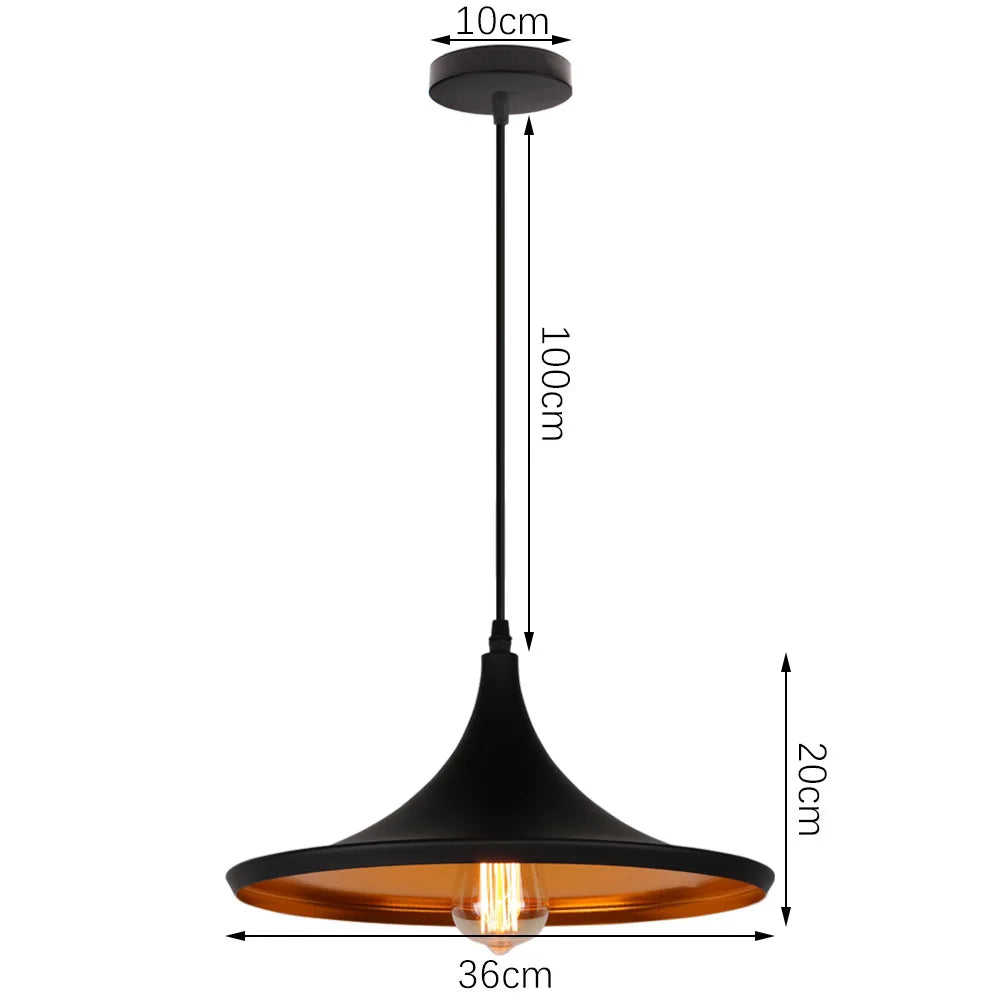 "Eclat" Pendant Lights Series - Modern Chic Black or White Clean and Functional Design