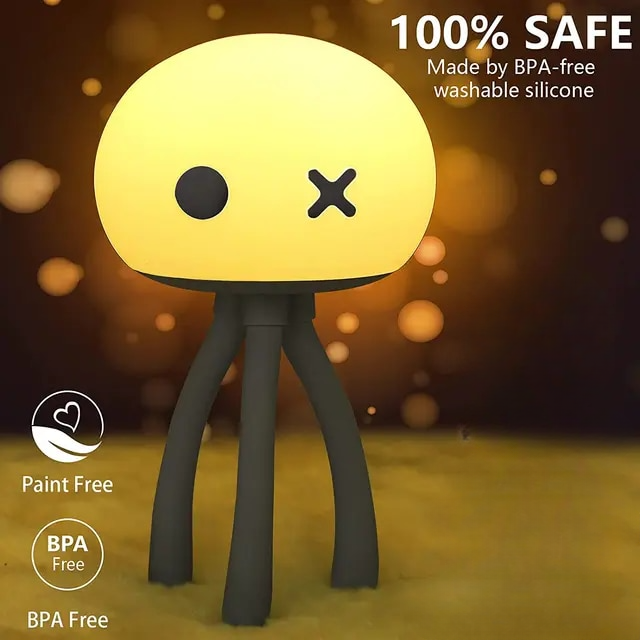 Silicon LED Smart Jellyfish Night light