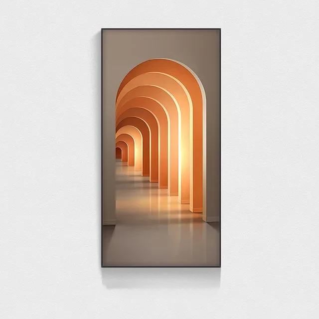 Minimalist Wall Light Art – Abstract Scenery with Ambient Lighting. Available in 3 sizes