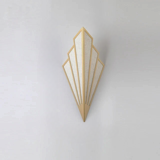 Art deco wall sconce