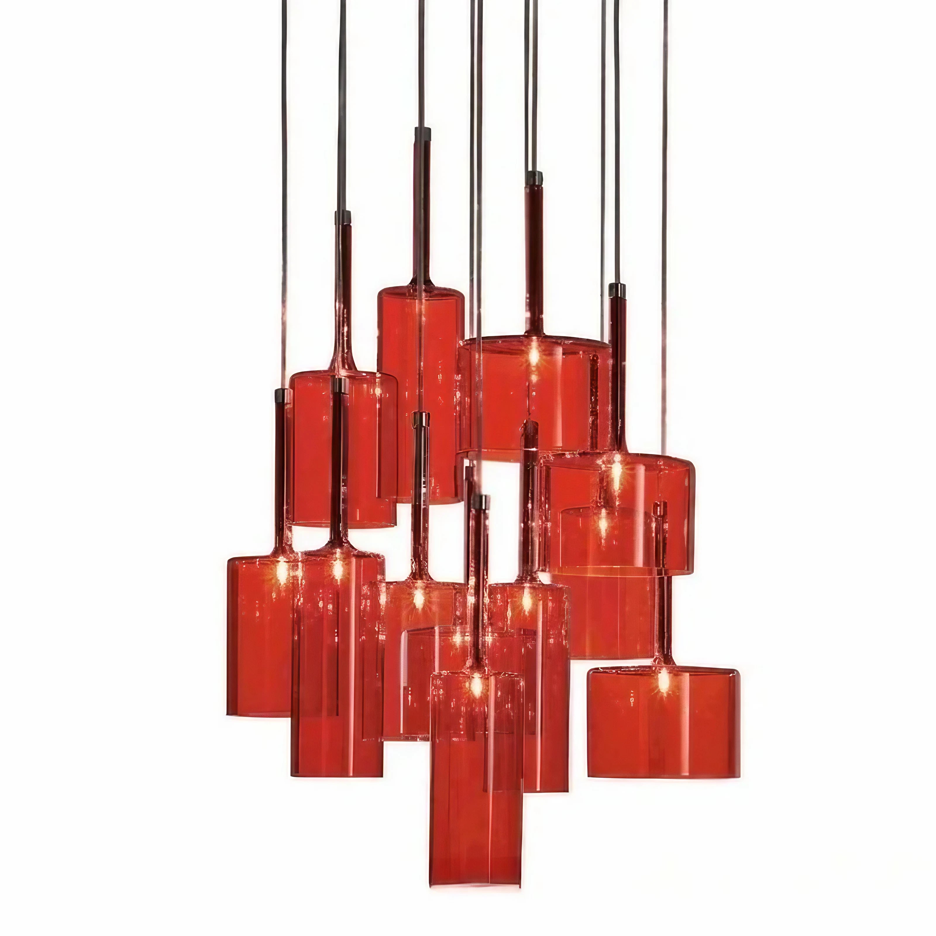 Italian Glass Red penant Light