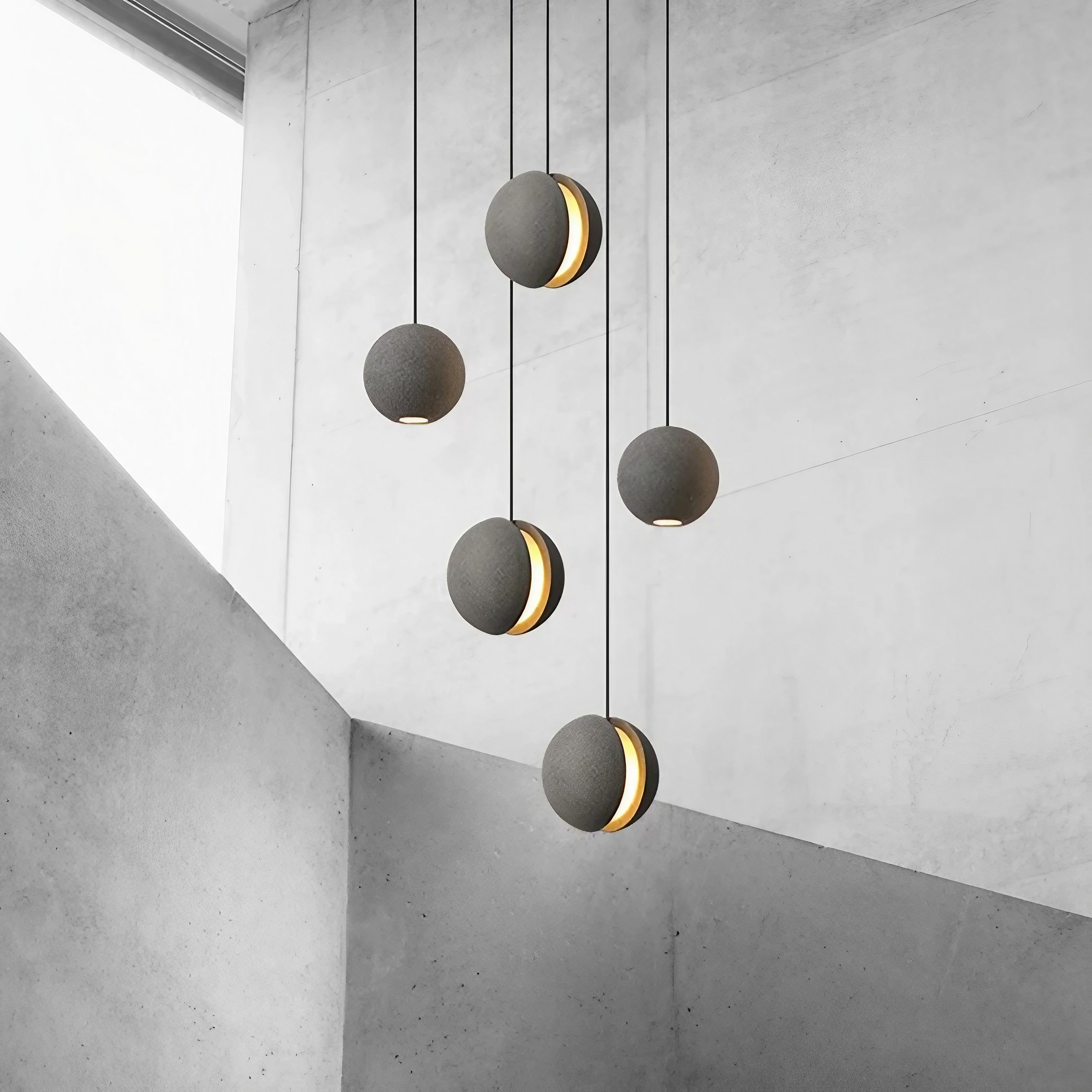 Creative Concrete Small Pendant Lamps