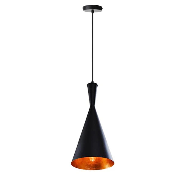 Modern Chic of Sleek 7.3" Wide Black or White Ceiling Cone