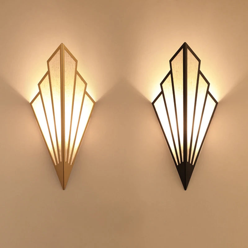 Art Deco Metal 16.9" Length Wall Sconce for Stylish Interiors