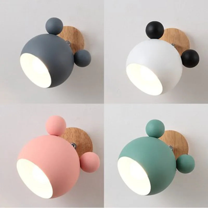 Mystical Micky Moonbeam Wall Lamp - Cute LED Lights Sconce