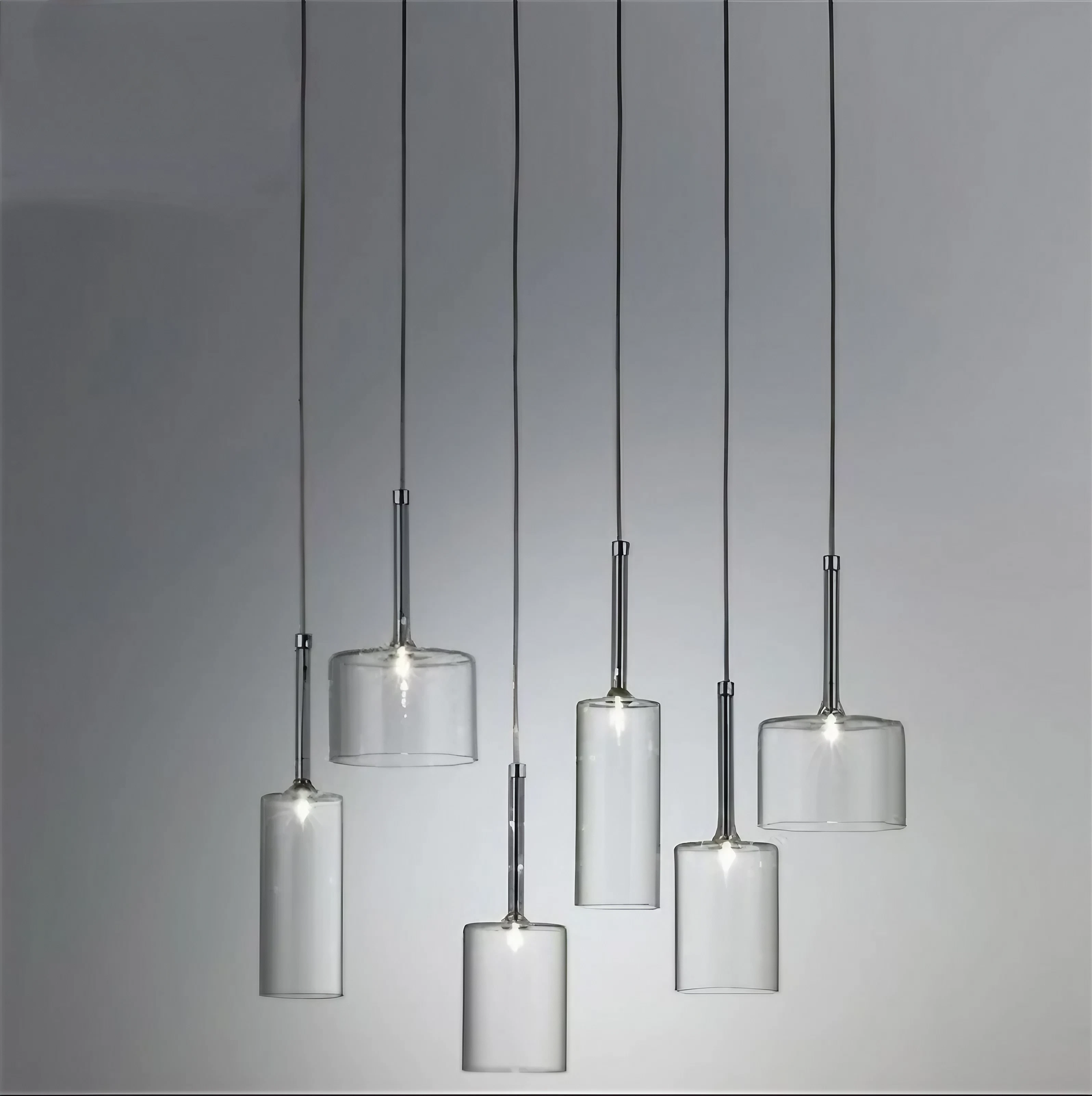 Italian Minimalist glass pendant light