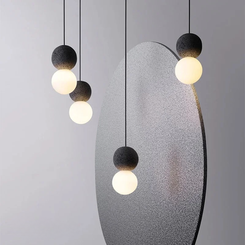 LED Pendant Lights ceiling conrete