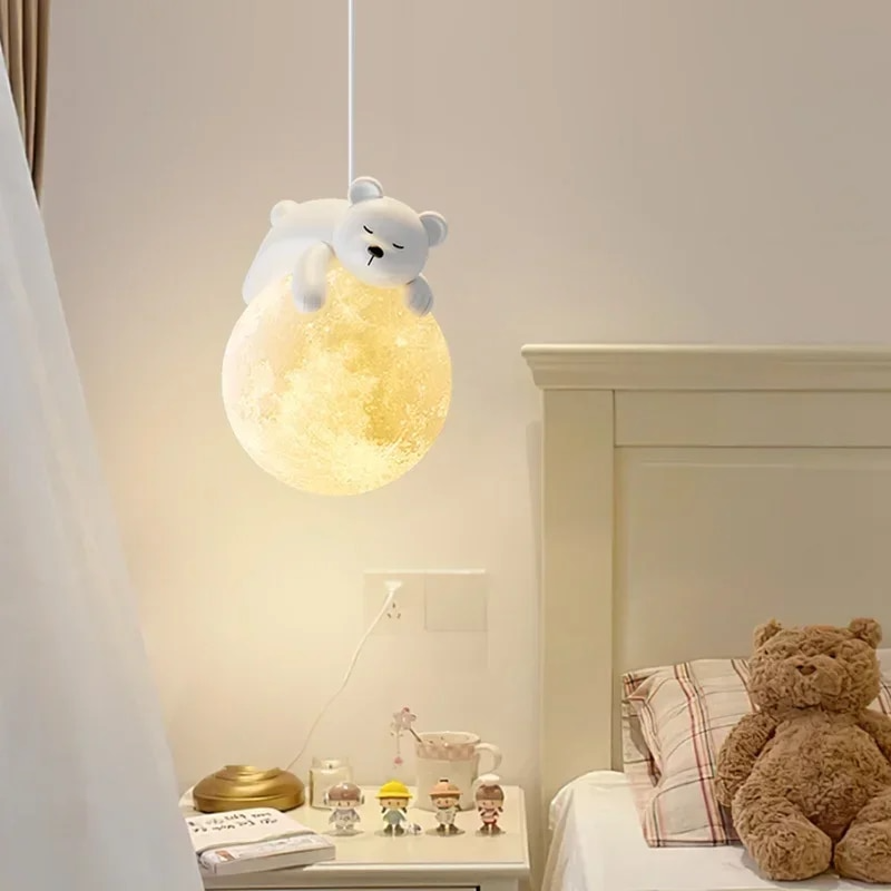 Creative Moon Bear Children Light Lamp