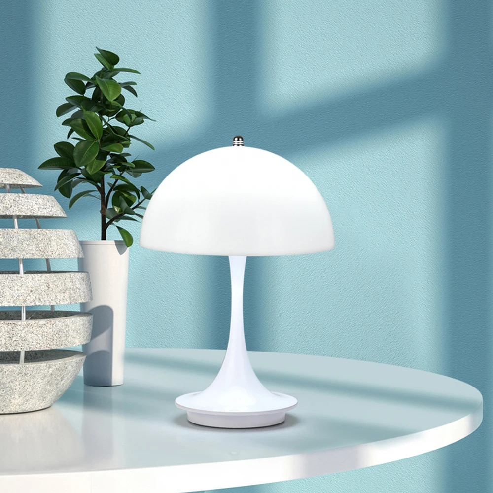 Elegant SMALL Modern Mushroom LED Table Lamp