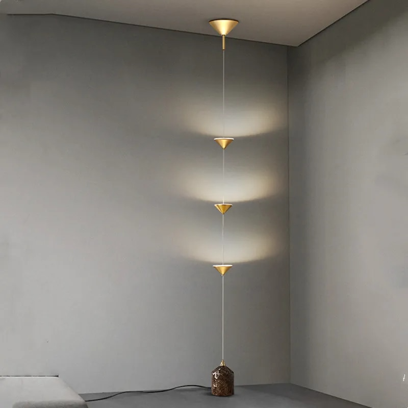 Minimalist living room hallway light