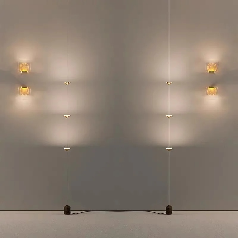 Minimalist living room hallway light