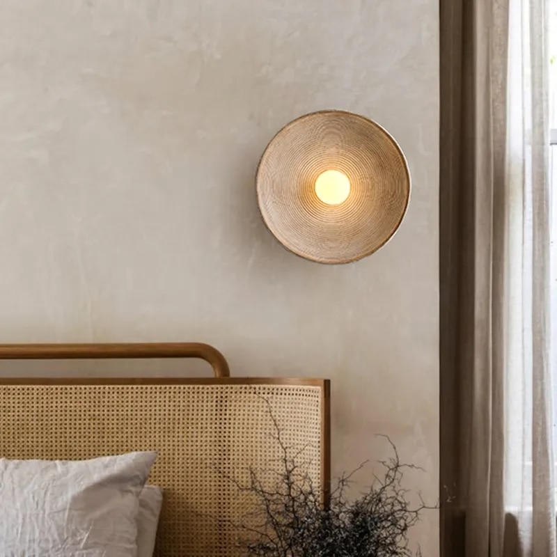 Minimalist Japanese Style wall sconce