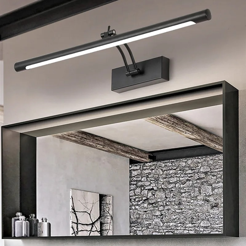 "Lumière" LED Accent Light in Black : Simulated Daylight Vanity Linear Wall Lighting in 3 sizes