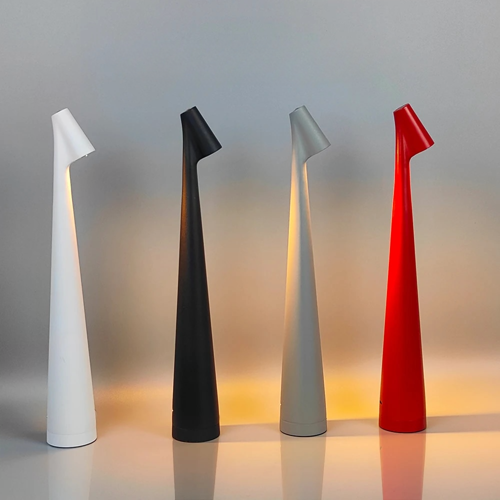 Cordless Touch Lamp: Portable Decorative LED Table Lamp. Available in seven colors and two sizes