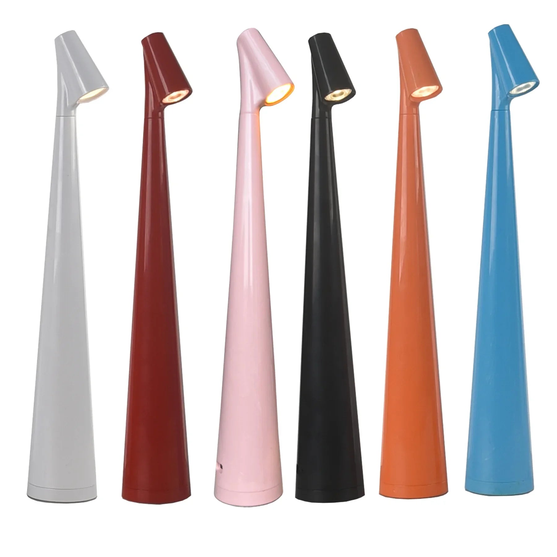 Cordless Touch Lamp: Portable Decorative LED Table Lamp. Available in six colors