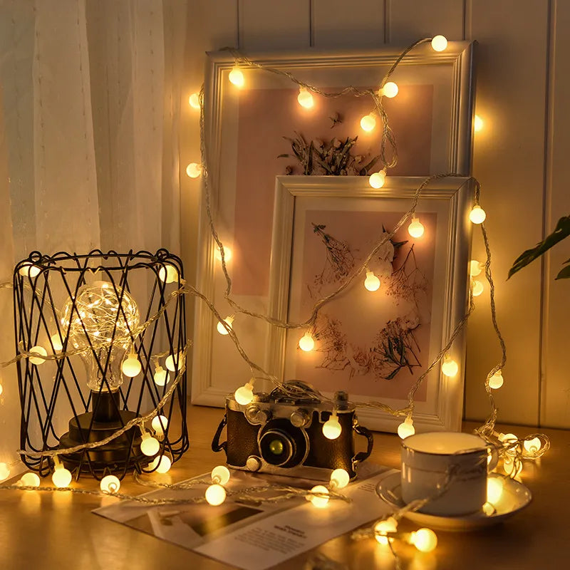 Radiant Orb LED Garland