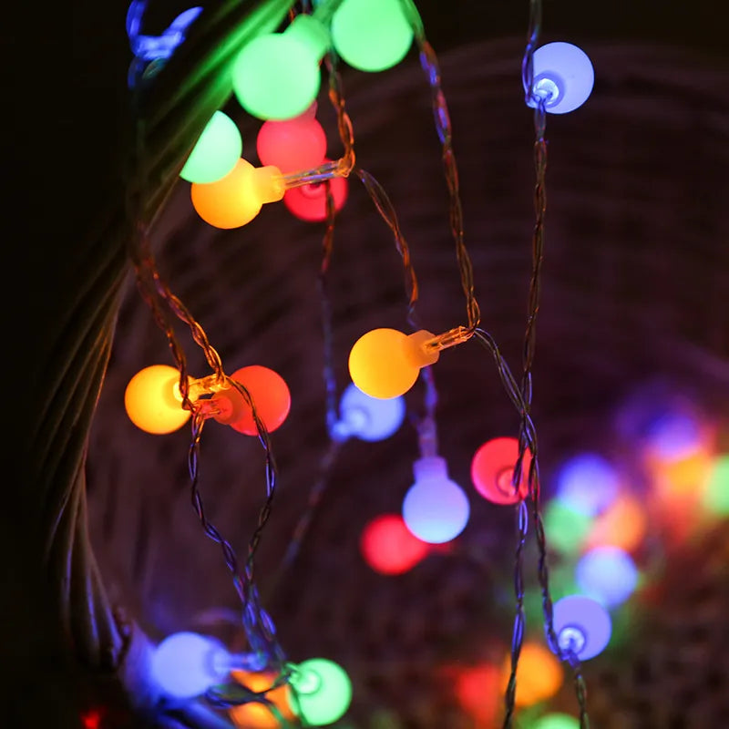 Radiant Orb LED Garland