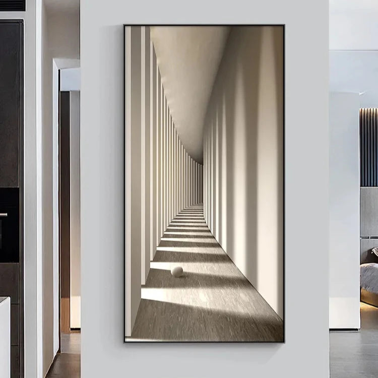 Modern Minimalist Wall Light Art – Abstract Scenery with Ambient Lighting. Available in 3 sizes