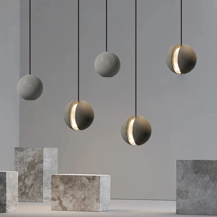 Creative Concrete Ceiling Hanging Pendant Lamps