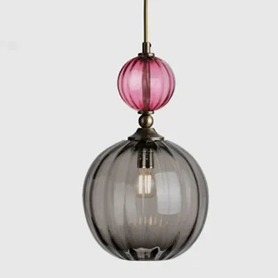 Vintage Glow Dual-Globe Pendant Lights – Colorful Elegance in Every Room