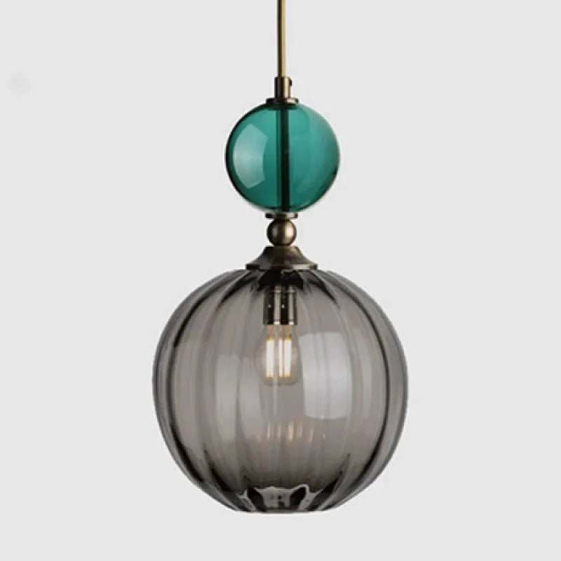 Vintage Glow Dual-Globe Pendant Lights – Colorful Elegance in Every Room