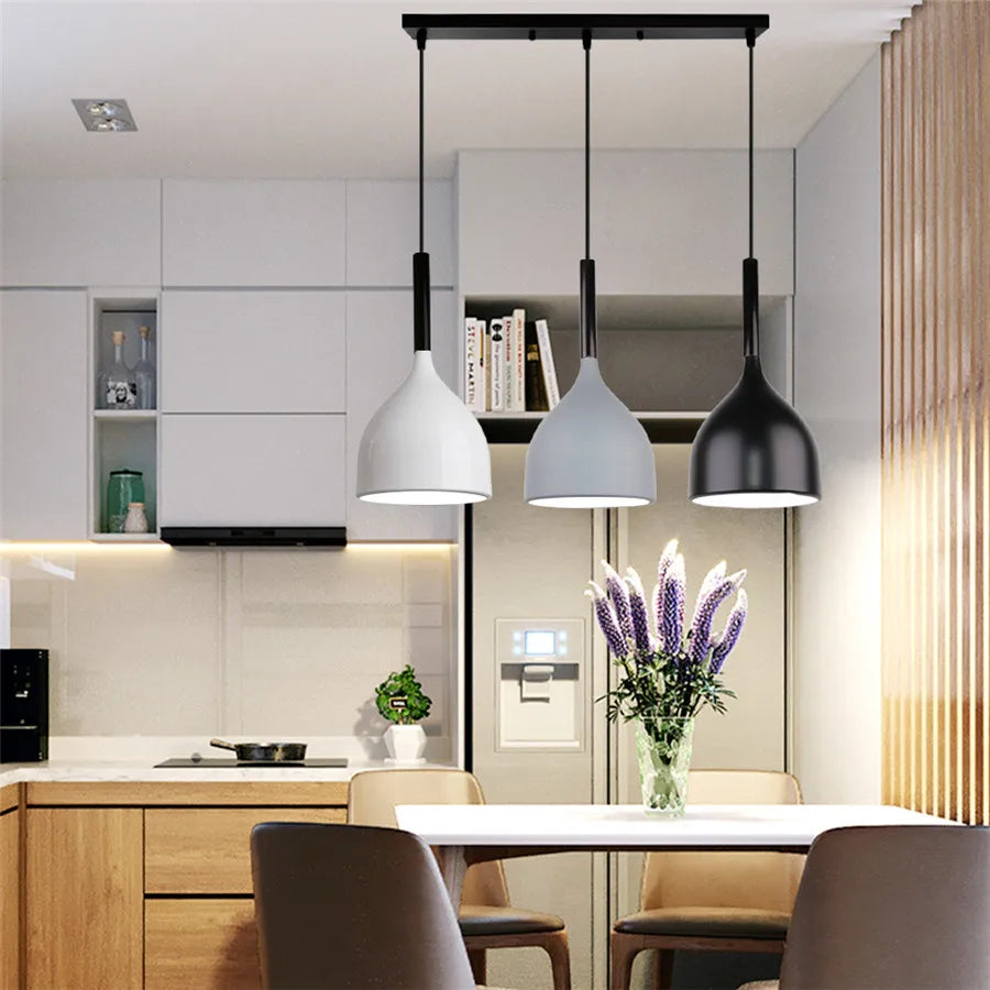 Modern 3 Heads Pendant Ceiling Lights Series