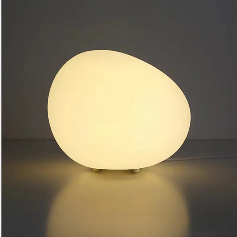 Pebble Glow Contemporary Tabletop Lamp